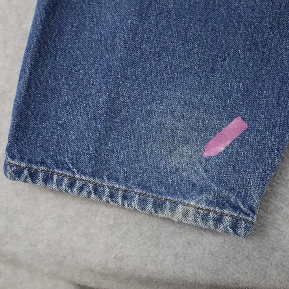 Vtg Levi's 540 Jeans Mens 44x30 Relaxed Fit Brown Tab 5-Pocket Cotton Denim Blue